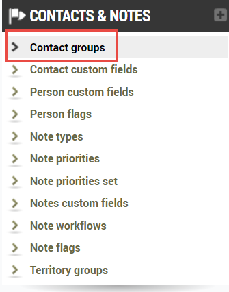 Group Contact Note Articles